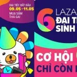 Tận hưởng không khí Đại tiệc sinh nhật lần thứ 6 của Lazada cùng thẻ tín  dụng FE CREDIT  FE CREDIT