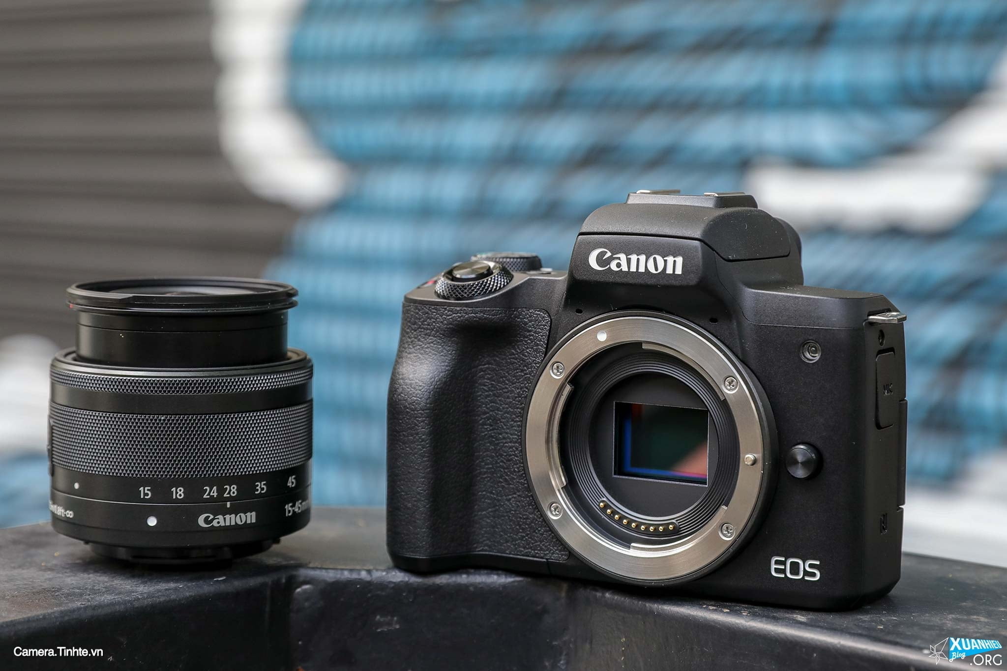 Máy ảnh Canon Mirrorless EOS M50 kèm Lens Kit 15-45