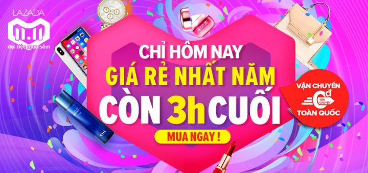 Tổng hợp sản phẩm giảm giá deal hot vài giờ cuối ngày 11/11 giam gia 11 11 720x340 - Tổng hợp sản phẩm giảm giá deal hot vài giờ cuối ngày 11/11