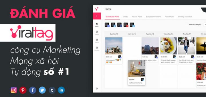Đánh giá Viral Tag Công cụ Social Marketing All-in-One 30 ngày chỉ 1 giờ ViralTag công cụ Tự động tiếp thị MXH "Tất Cả Trong Một" biến tât cả công việc >30 ngày của bạn chỉ còn