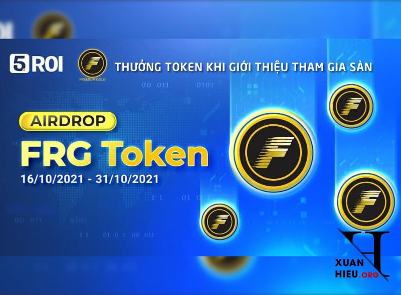 xuanhieu.org 5ROI airdrop token khi dang ky frg coin - Sàn 5ROI-ROI Token coin sàn vừa IDO đang đà lên và Airdrop thành viên