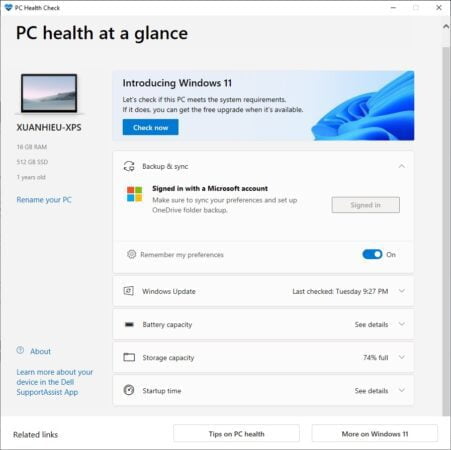 Xuanhieu.org Pc Health Check Windows 11 Xuanhieu