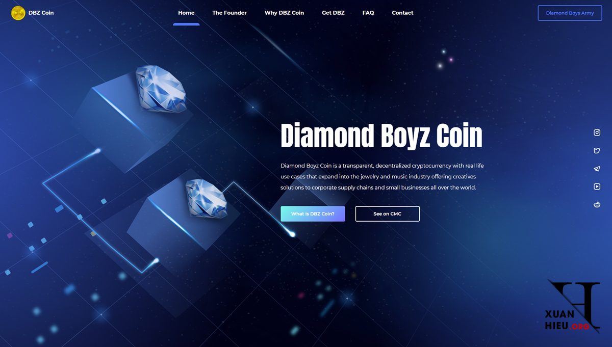 Xuanhieu.org Website Dbzcoin Giao Dien Moi Johnny Dang