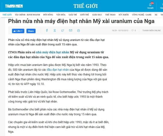 xuanhieu.org phan nua nha may dien hat nhan my xai uranium nga 542x450 - Đi tìm Kẻ chủ mưu gây ra chiến tranh Nga-Ukraina không ai xa lạ: Mỹ-Trùm đạo lý