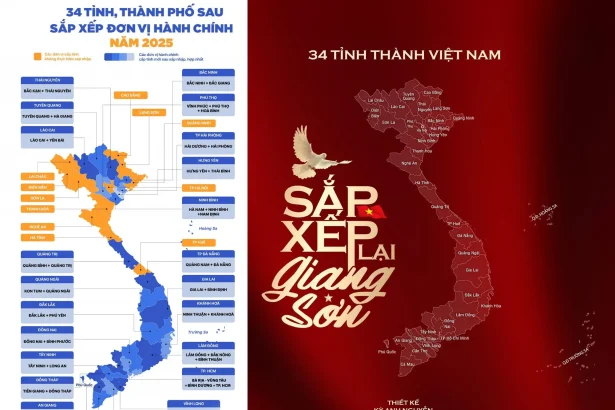 Bản đồ & Danh sách 34 tỉnh thành sáp nhập: Thông tin chính thức và các câu hỏi cần biết